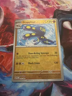 Grapploct 052/091 Reverse Holo SV: Paldean Fates Pokemon TCG - Image 1