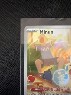 Minum 194/182 Paradox Rift Illustration SV04 NM Pokemon TCG - Image 3