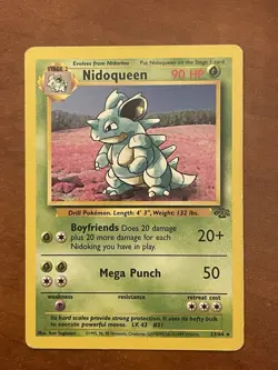 Pokemon Nidoqueen Jungle 23/64 Rare English - Image 1