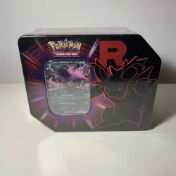 Pokemon TCG Team Rocket Nidoking Destined Rivals Tin Brand New Factory Sealed - Image 1