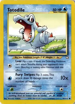 Totodile (81) 081/111 - Neo Genesis - Pokemon - MP - Image 1