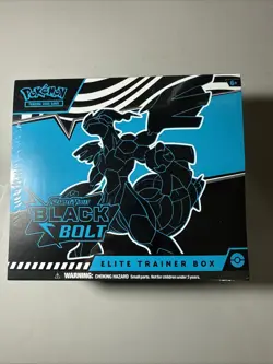 Pokemon Scarlet And Violet Black Bolt ETB Read Description! Small Plastic Tear - Image 4