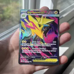 Pokemon TCG Mega Manectric EX Ultra Rare Holo 158/132 Mega Evolutions NM - Image 3