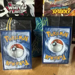 Pokemon TCG Holiday Calendar Pikachu 25/165 & Eevee 133/165 Snowflake Promo - Image 2