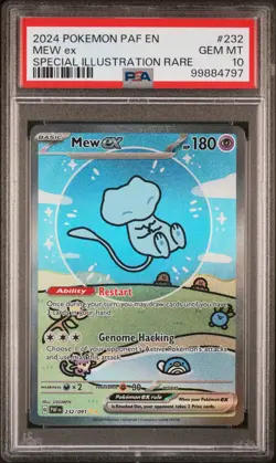 PSA 10 Mew Ex 2024 Pokemon Paf En-Paldean Fates #232 - Image 1