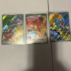 Pokemon TCG First Partner Illustration Art Rare 30th Anniversary Kanto Starters - Image 2