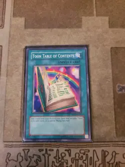 YUGIOH TOON TABLE OF CONTENTS DB2-EN121 COMMON UNLIMITED ED NM - Image 1