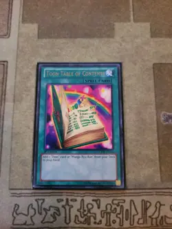YUGIOH TOON TABLE OF CONTENTS LCYW-EN116 RARE 1ST ED NM - Image 1