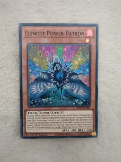 BPRO-EN013 Elfnote Power Patron Super Rare 1st Edition YuGiOh - Image 1