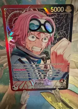 Koby OP11-001 Alternate Art (Alt Art) Leader Foil NM One Piece - Image 1