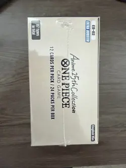 Bandai One Piece Card Game Anime 25th Collection EB-02 English Booster Box New - Image 2