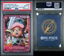 2023 ONE PIECE PREM CARD COLL -ONE PIECE FILM RED- #006 TONY TONY CHOPPER PSA 10 - Image 3