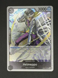 One Piece Adventure on Kami’s Island OP-15-EB04 - Helmeppo Rare EB04-047 - Image 1