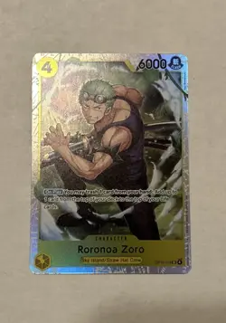 Roronoa Zoro One Piece Super Rare Sr OP15-113 Adventure on Kami's Island Foil - Image 1