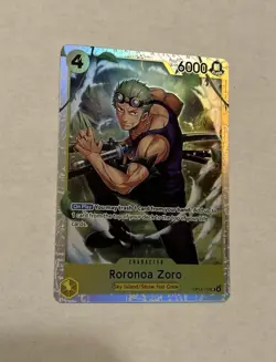 Roronoa Zoro One Piece Super Rare Sr OP15-113 Adventure on Kami's Island Foil - Image 2
