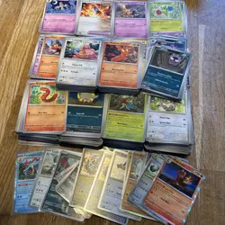 Huge Pokemon Card Job Lot Card Bundle Over 1200+ Cards - Image 1