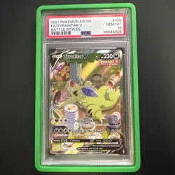 Pokemon 2021 Tyranitar V 155/163 Full Art Battle Styles GEM MINT PSA 10 - Image 1