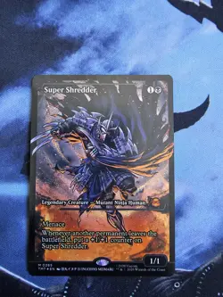 MTG - [TMT - 285] Super Shredder (Showcase) Foil Teenage Mutant Ninja Turtles - Image 1