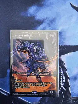 MTG - [TMT - 285] Super Shredder (Showcase) Foil Teenage Mutant Ninja Turtles - Image 3