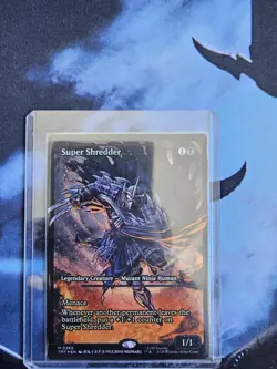MTG - [TMT - 285] Super Shredder (Showcase) Foil Teenage Mutant Ninja Turtles - Image 4