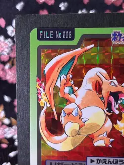 Charizard 006 Carddass Holo Rare Bandai 1997 Japanese Pokemon Card [Near Mint!] - Image 3