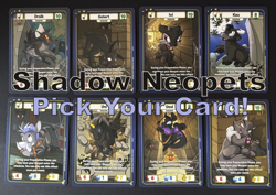 Shadow Neopets (Pick Your Card) Neopets Battledome TCG War for the Obelisk - Image 1