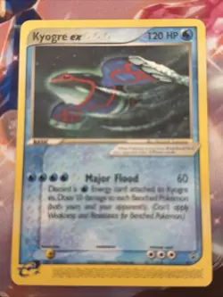 Kyogre EX - 001 - Pokemon Wizards Black Star Promo Card Non-Foil LP - Image 1