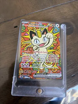 MEOWTH EX Special IR Card 121/88 Perfect Order NM - Image 2