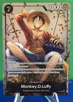 Monkey.D.Luffy (Tin Pack Set Vol. 2) Promo Card - P-075 - Near Mint - Image 1