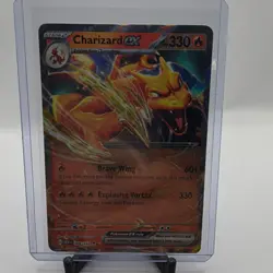 Pokemon Charizard ex 006/165 Scarlet & Violet 151 Double Rare Holo 330 HP Card - Image 1