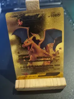 Charizard V Gold Pokemon Card Brand New - Image 1