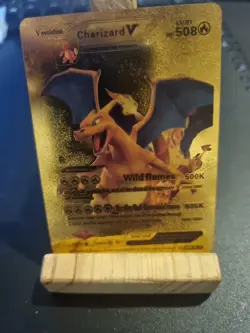 Charizard V Gold Pokemon Card Brand New - Image 3