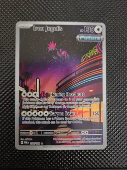 Pokemon TCG Iron Jugulis Paradox Rift Holo Card 216/182 Near Mint Condition - Image 1