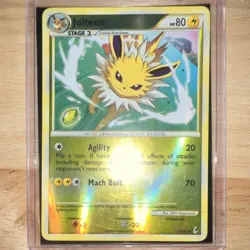 Pokemon Jolteon 45/95 Uncommon Reverse Holo 80HP Stage 1 Call of Legends Card - Image 1