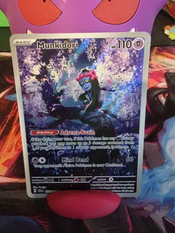 Pokemon Card - Munkidori Shrouded Fable 072/064 Holo Illustration Rare - Image 1