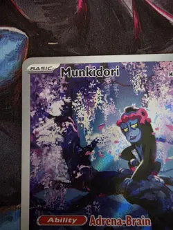 Pokemon Card - Munkidori Shrouded Fable 072/064 Holo Illustration Rare - Image 2