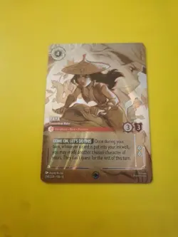 Disney Lorcana Raya Kumandran Rider Holo Card Enchanted Rare 214/204 Azurite Sea - Image 1