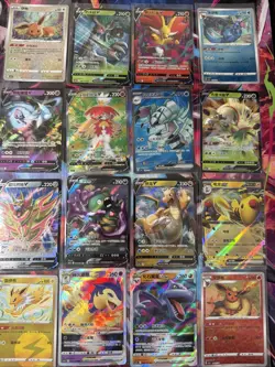 Pokemon 16 Card Lot nm V Max Mega Amazing Ex HOLO Rare Hits Only C25 - Image 1