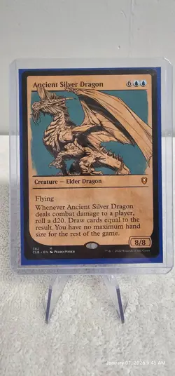 MTG Ancient Silver Dragon - Showcase - NM - CL : BFBG - Image 4