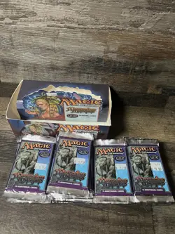 Vintage MTG Mercadian Masques booster Box With 26 Packs English - Image 3