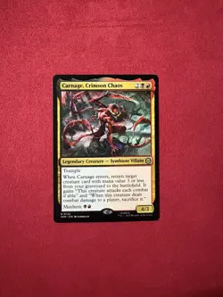 Carnage, Crimson Chaos - Marvel’s Spider-Man SPM Magic The Gathering MTG #125 - Image 1