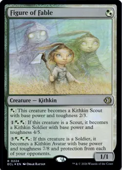 Figure of Fable FOIL Lorwyn Eclipsed Magic MTG NM - Image 1