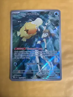 Misty's Psyduck Illustration Rare Pokemon TCG - SV10: Destined Rivals 193/182 NM - Image 1
