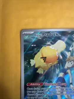 Misty's Psyduck Illustration Rare Pokemon TCG - SV10: Destined Rivals 193/182 NM - Image 5