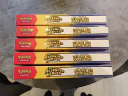 Pokemon TCG Ascended Heroes First Partners Deluxe Pin Collection X5 - SEALED - Image 1