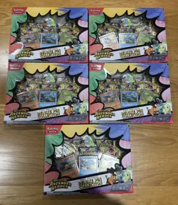 Pokemon TCG Ascended Heroes First Partners Deluxe Pin Collection X5 - SEALED - Image 1
