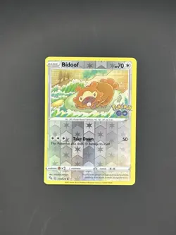 Pokemon - Bidoof / Ditto - 059/078 - Pokemon Go - Pealable - Reverse Holo - Image 1