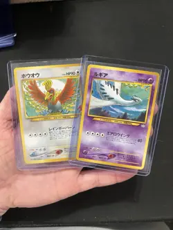 Lugia Ho Oh 249 250 Pokemon Card Collection Lot Neo Legendary Birds Japanese NM - Image 1