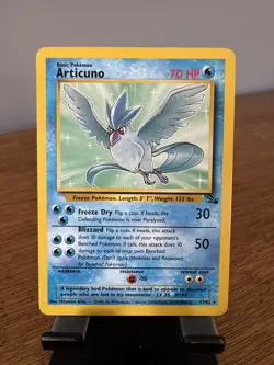 Pokemon TCG - Articuno || Non-Holo || 17/62 || Fossil || Lightly Played || 1999 - Image 1