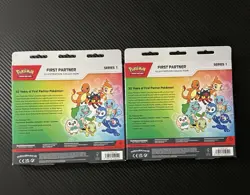 Pokemon First Partner Illustration Collection Series 1 Box Lot of 2 Promo - Image 2